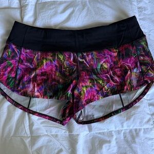 Lululemon. Colorful Women's Athletic Shorts